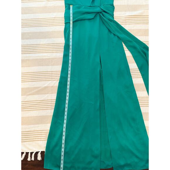 BCBGMAXAZRIA NWT ($348) | Emerald Green Sleeveless Maxi Formal Gown Dress | sz 4 - Picture 10 of 12